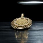 14K Gold Greek Coin Pendant - Image 3